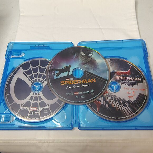 Marvel Spider-Man 3-Movie Collection BluRay Homecoming Far From Home No Way Home - Picture 7 of 12